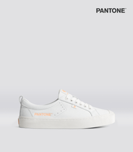 Load image into Gallery viewer, PANTONA OCA Pebbled Leather White Peach Fuzz