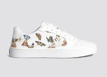 Load image into Gallery viewer, SALVAS Leather White Butterfly Print
